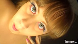 Alice Deep Tongue Action - Spit & Mouth Fetish Fun Pt 2