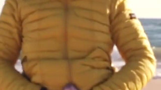 Beach Masturbation