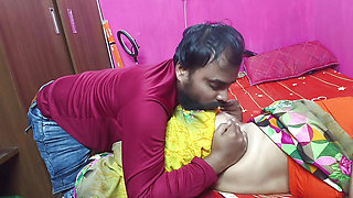 My Husband And Me Hot Romance Big Boobs show With Kissing scenes (Beautiful Bengali Couple Sex video)