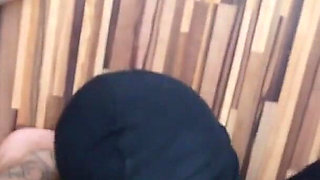 Foot slave from the wardrobe