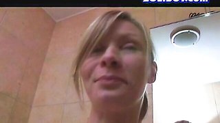 Astonishing busty babe Helena Sweet likes being covered in urine