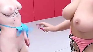 London Rose Vs Kay Carter - 2 Hot Blondes Lesbian Sex Fight
