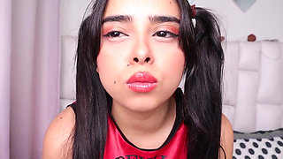 Cheerleader Girl in the Neighborhood