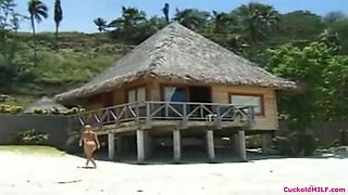 Cuckolds MILF and Her Sissy Husband on Tropical Vacation
