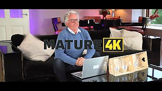 Mature4k. april velvet used her awesome melons to sperm her neighbour's Big Cock, while husband was sitting next door