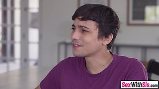 Stepbro fucks masturbating 18 years old stepsis