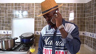 Hot Black Maid Does Some Webcam Black and Ebony