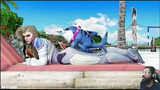 Milky Breast Lol Threesome, Marvel Rivals Girl Fucked From Behind, Panam Teaches Aurore How to Ride