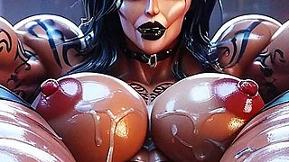 Hot Sex Witch Jessica and Leo in Pool,curvy Woman with Big Tits, Big Dick,cumshot, Cuckold, Bukkak