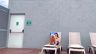 I Filmed My Famous Neighbor Sunbathing with Dental Floss on