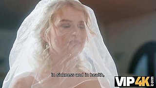 Kristy waterfall gets caught cheating on her wedding night, gets a hard fuck from her cuckold husband