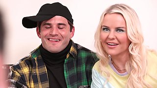 Nathan Bronson and Slimthick Vic fuck a hot blonde couple backstage