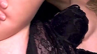 German Babe Sucks 2 Guys Outside Til They Cum in Her Mouth