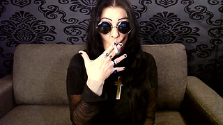 Halloween Ozzy Cosplay MILF Smoking