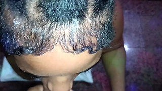 Drinking milk from work friend