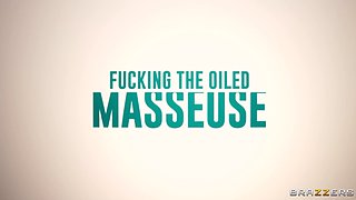 Fucking The Oiled Monster Tits Masseuse - starring Keiran Lee, Victoria Zdrok