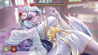Furry fantasy with cat girl Dila