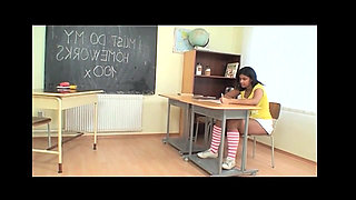 Dirty Schoolgirl Hard Banged by Old Teacher