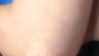 Asian Stepdaughter Pegging Her Fat Stepdaddy