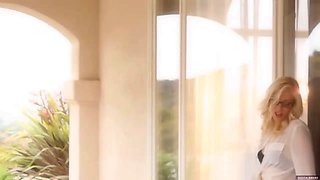 Charlotte Stokely touching herself in hot uniform