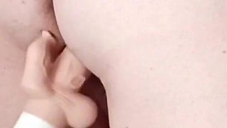 Horny Stepmom Having Fun with a Sex Machine