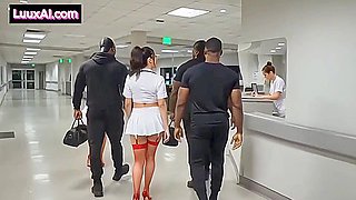 Youthful Virtual Doctor Intense Anal Scene Created