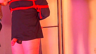 She Took Control of Him, Then Jerked Him off Until He Came - a Cruel Mistress and Cum on Her Shoe, Which He Licked off