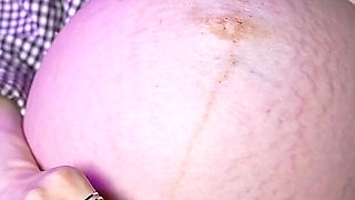 Sex Lesson and Orgasm for a Virgin From Pregnant Blonde