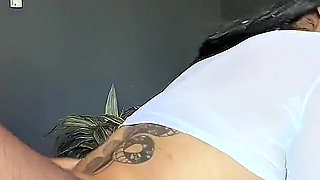 Big-butted Student Lets Her Ass Be Filled with Cum to Pass the Course