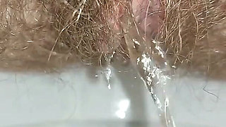 You Are My Toilet, You Are My Cleaner for Licking My Hairy Pussy