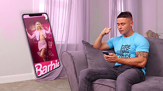Tested the New Blonde Barbie by Cumming Inside
