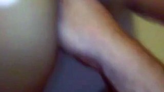 Fisting Her Black Pussy on Webcam