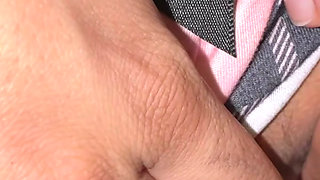 fuck with champagne bottle and his dick and cum really hard!