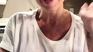 Big boobs milf masturbates with her dildo