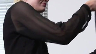 Secretary chick loves a deep fuck in her wet pussy from her fucker