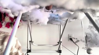 Pierced and tattooed boy sucking black cock from glory hole