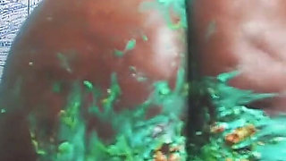 Pearl's Birthday Cake Smash - Sensual Wet & Messy Ass Sitting