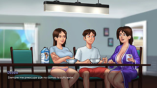 I can't believe how kinky my stepmom is - summertime saga