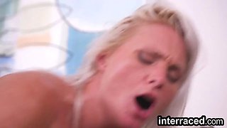 Cheating cougar milf gets licked and fucked by a black lover