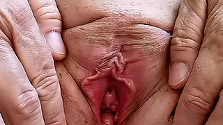 Mature Pussy Close up Play From Busty GILF