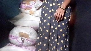 Indian Desi Village Stepbrother Fucking Hard with Standing Sister in Home