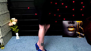 Striptease with Masturbation and Spanking. Doctor Fuck Me