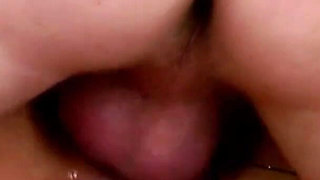 Sexy blonde teen getting wild ass fucked by two big cocks
