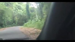 Bruxo Fire Bangs Latina in Forest Milk Bath - Outdoor Doggy Style & Blowjob