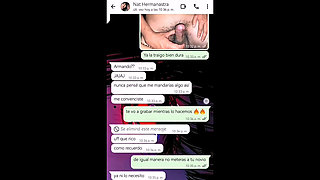 Chat with My Little Stepsister with Happy Final - Nati Sweet - Natasha Caseros