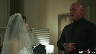 Newlywed bride and unusual family ritual