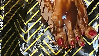 Compilation of Melove's Messy Feet & Long Toes