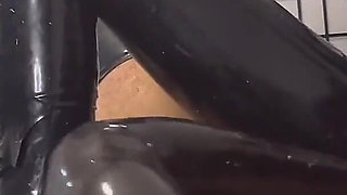 Messy Latex Fucking in Slime