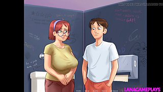 Mom fucks, mature mom, video games sex