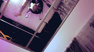 Hot domina Eva Latex play with a dick CBT toys BDSM kink femdom fetish Milf mature mistress blonde